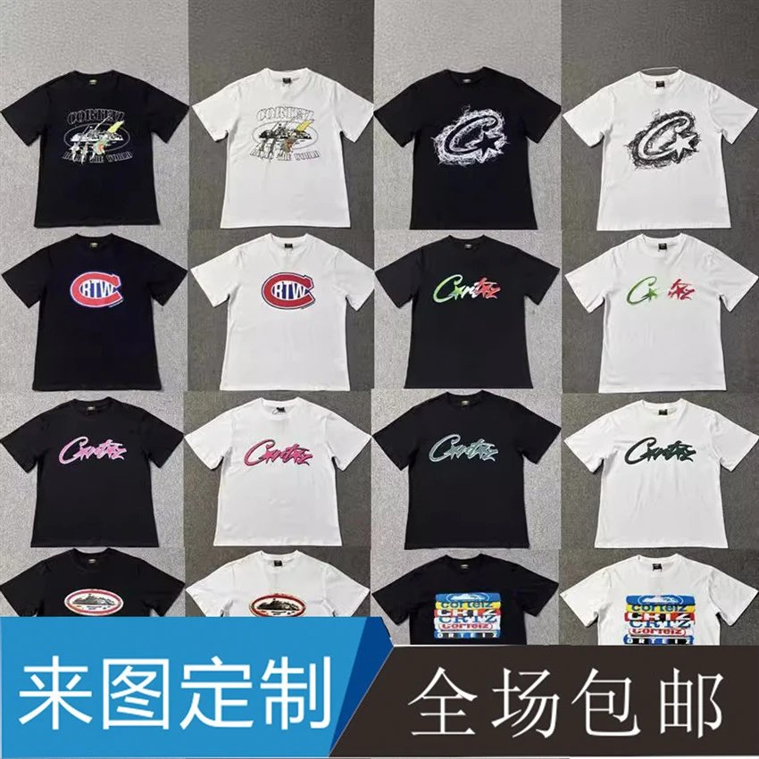 Corteiz Logo Print Short Sleeve T-Shirt for Men and Women