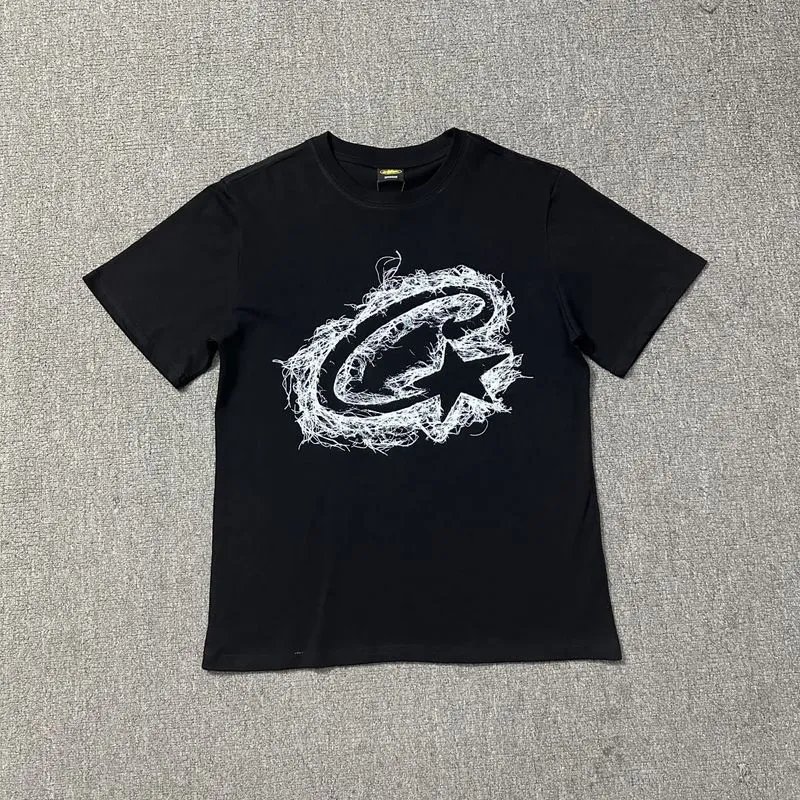 Cortez Graphic Print Black White Casual T-Shirt