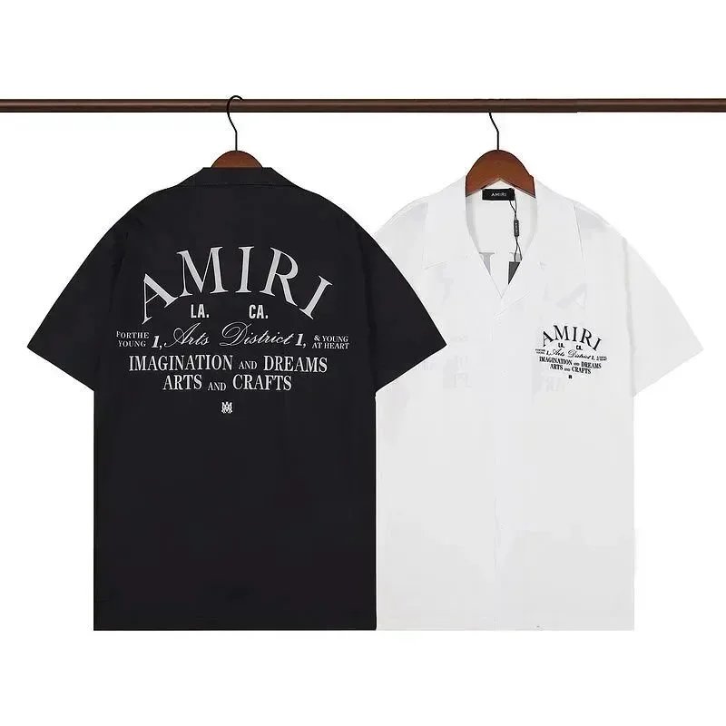 Amiri Short Sleeve Shirt Multicolor Graphic Print Casual