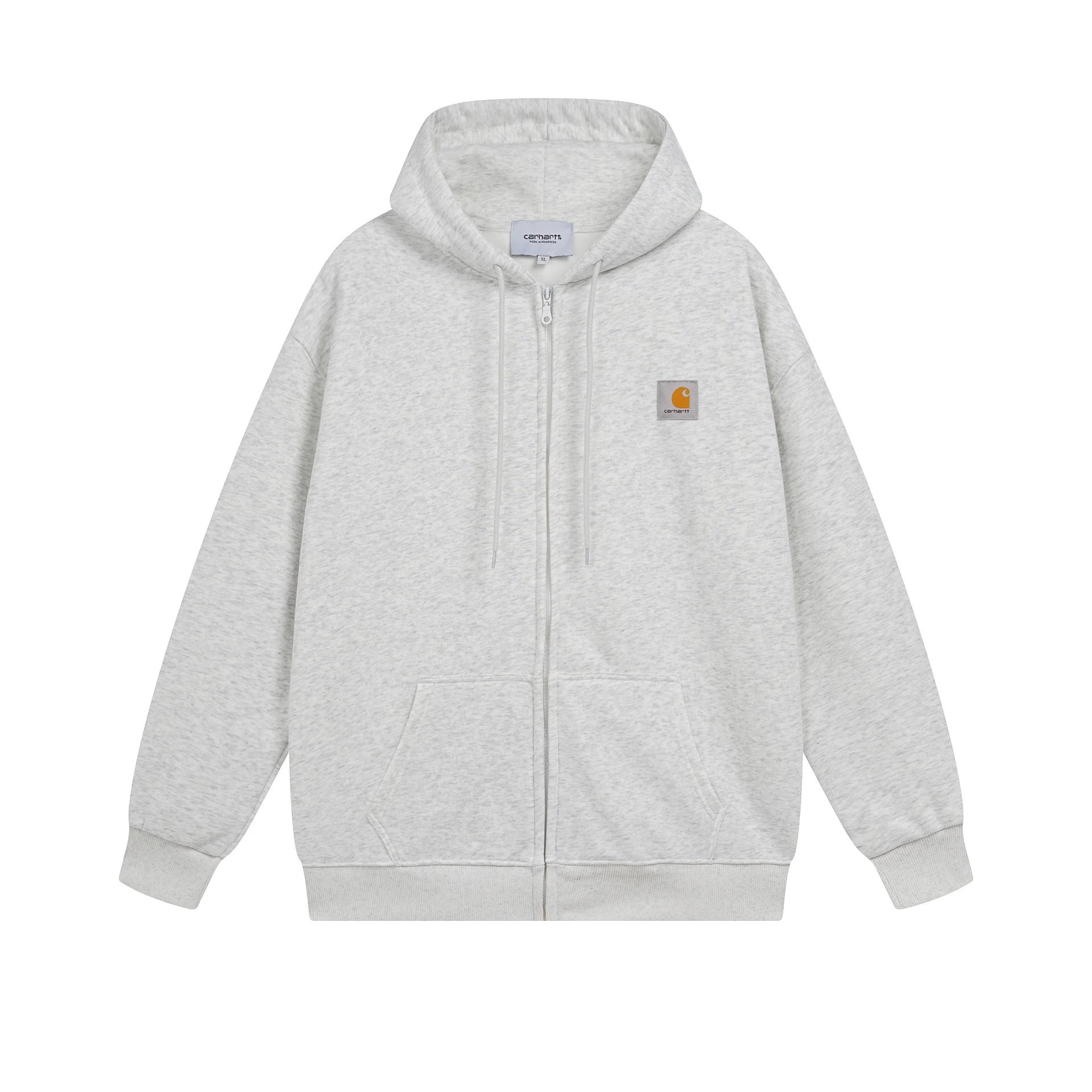 Carhartt WIP Active Full Zip Hoodie Gray Navy Black Classic
