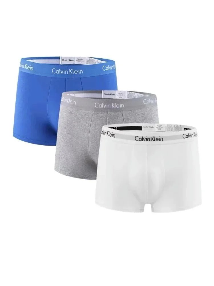 Calvin Klein Cotton Stretch Black White Gray Classic Boxer Briefs