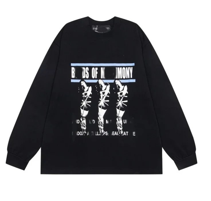 ER022 black long sleeve T