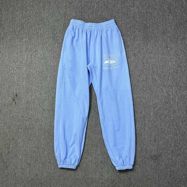 Design Ship Print Gray Sweatpants - 67