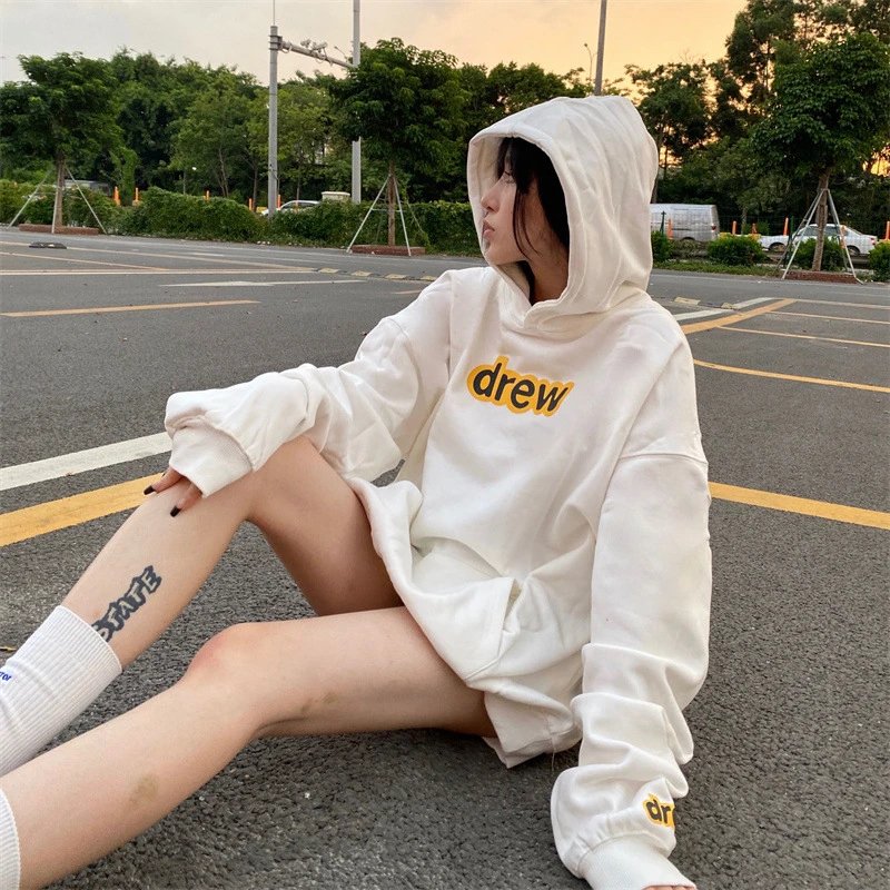 Drew House Smiley Face Hoodie Yellow - 13