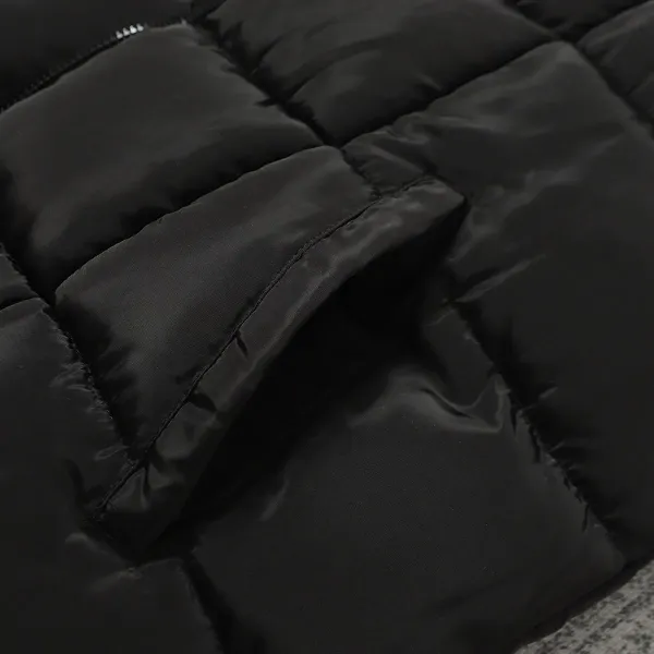 Design Puffer Vest Gray Black Outerwear.vest - 16