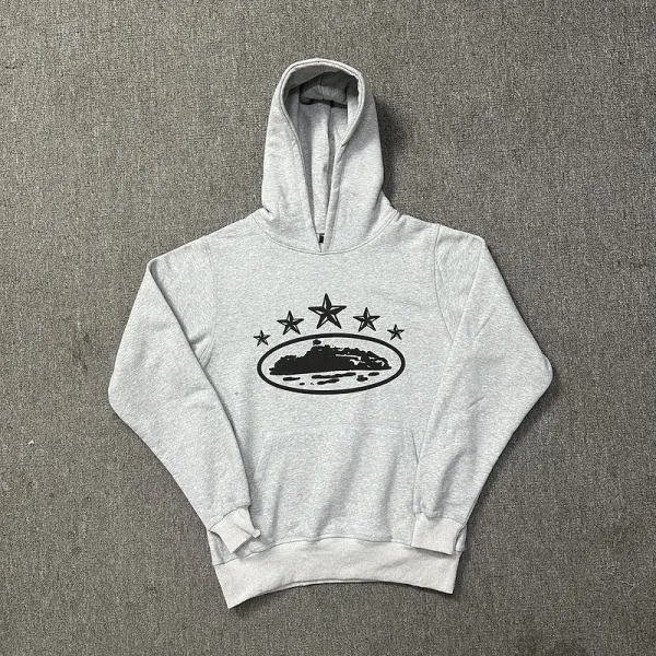 Design Ship Print Gray Sweatpants - 2
