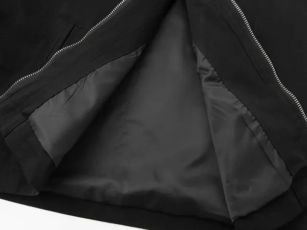 Gallery Dept Gallery Dept. Logo Zip-Up Jacket Black Outerwear Jacket - 13