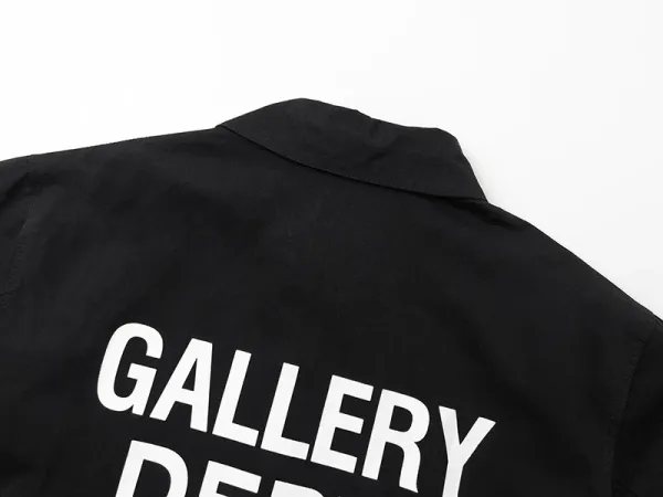 Gallery Dept Gallery Dept. Logo Zip-Up Jacket Black Outerwear Jacket - 15