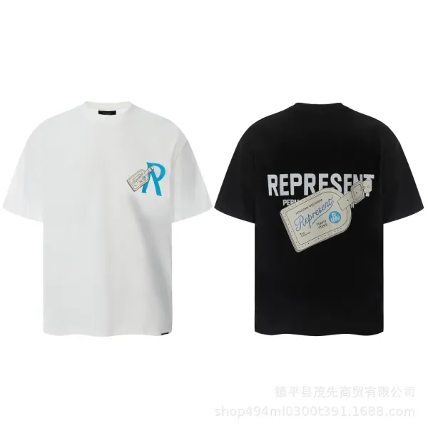 Represent Cherub Logo Black T-Shirt - 12