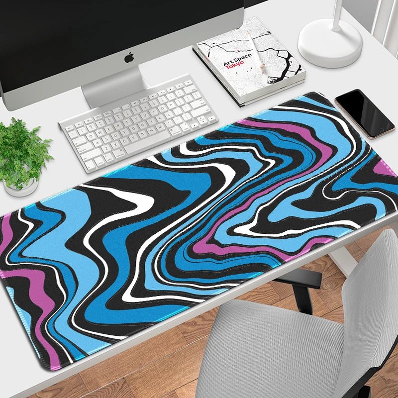 Design Abstract Malachite Swirl Large Mouse Pad Computer Accessories - 22