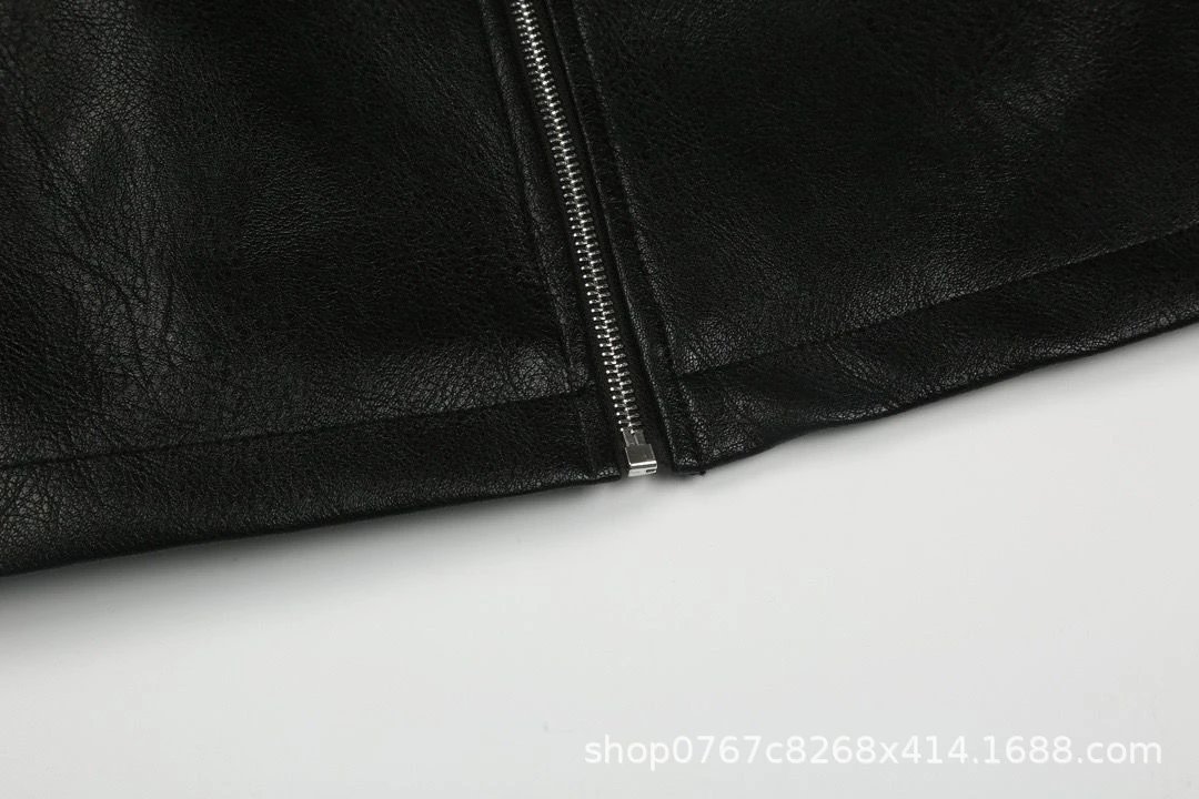 Enfants Riches Déprimés Studded Leather Jacket Black Leather Jacket - 9