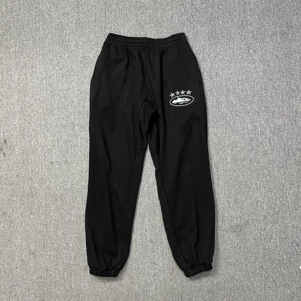 Design Ship Print Gray Sweatpants - 79