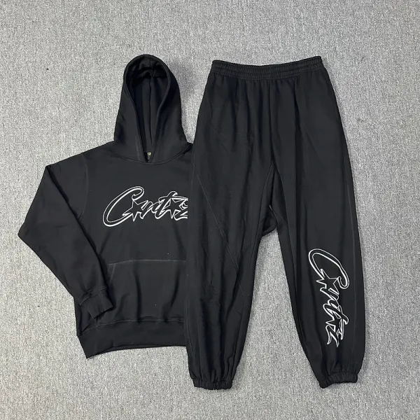 Design Ship Print Gray Sweatpants - 44