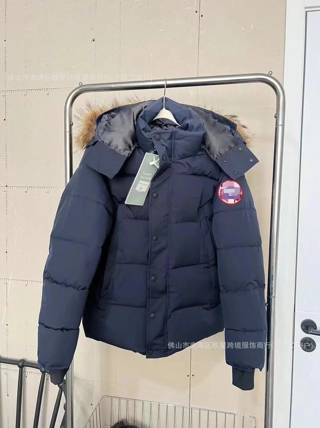 Canada Goose Expedition Parka Navy Down Jacket - 7