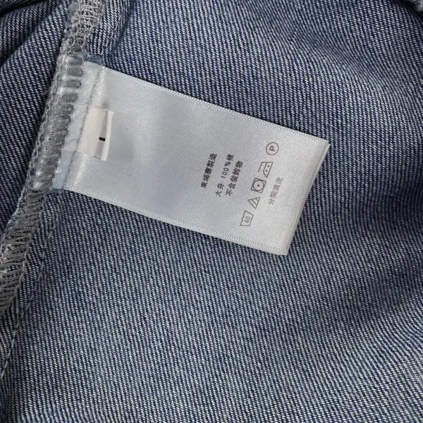 Chrome Hearts Denim Half-Zip Hoodie Blue - 10