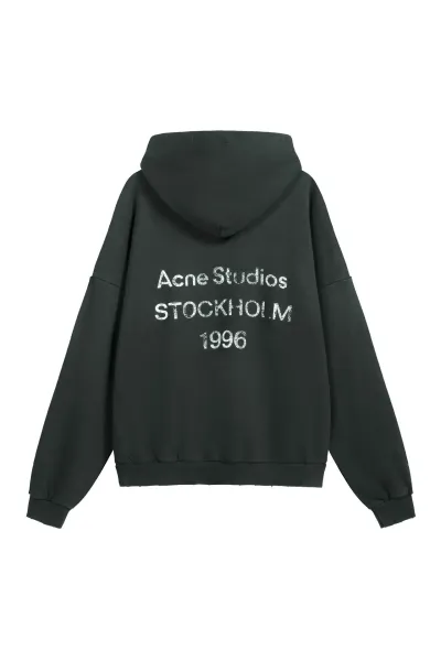 Acne Studios Stockholm 1996 Pink Cropped Hoodie - 14
