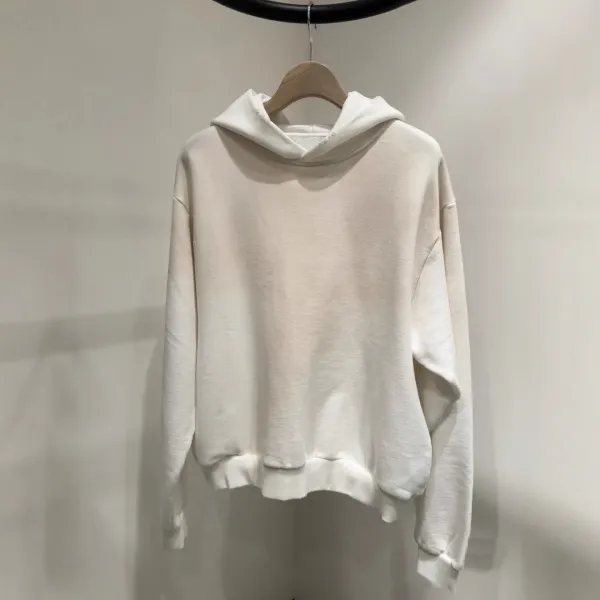 Design Oversized Cropped Hoodie White - 1