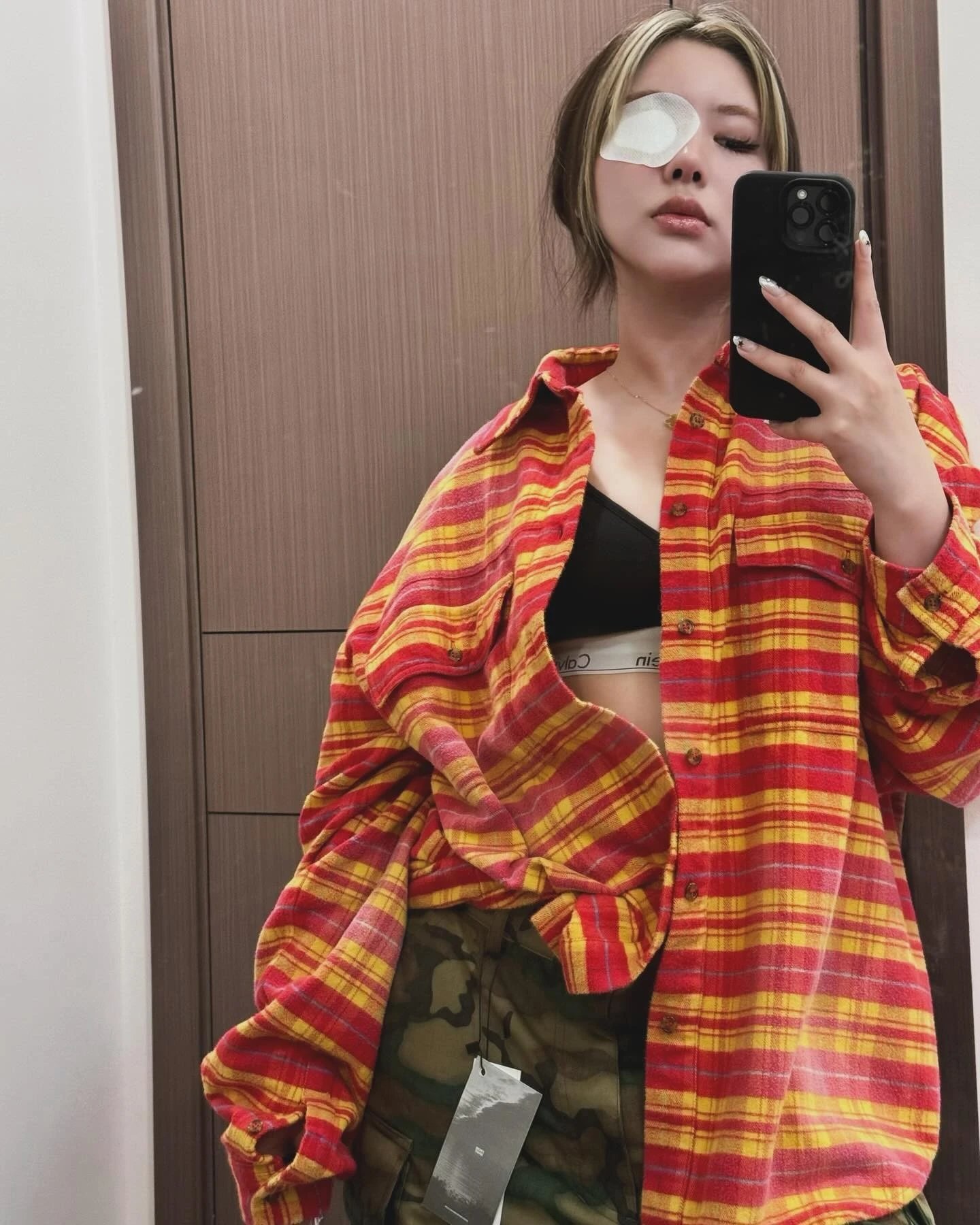 Design Flannel Shirt Red Yellow Plaid Shirt Tops.shirt - 6