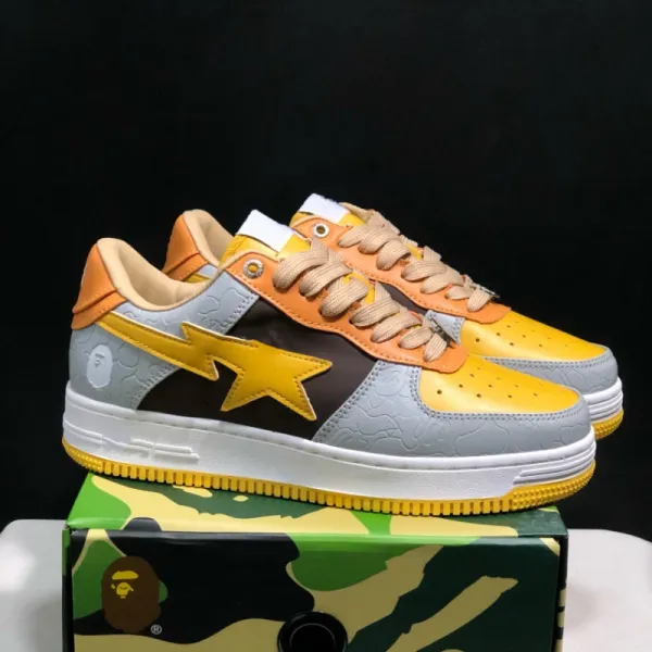 A Bathing Ape Bape Sta Low Multicolor Sneakers - 1