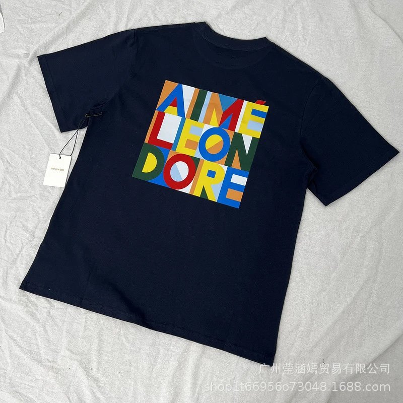 Aimé Leon Dore Basketball Graphic T-Shirt Beige - 20