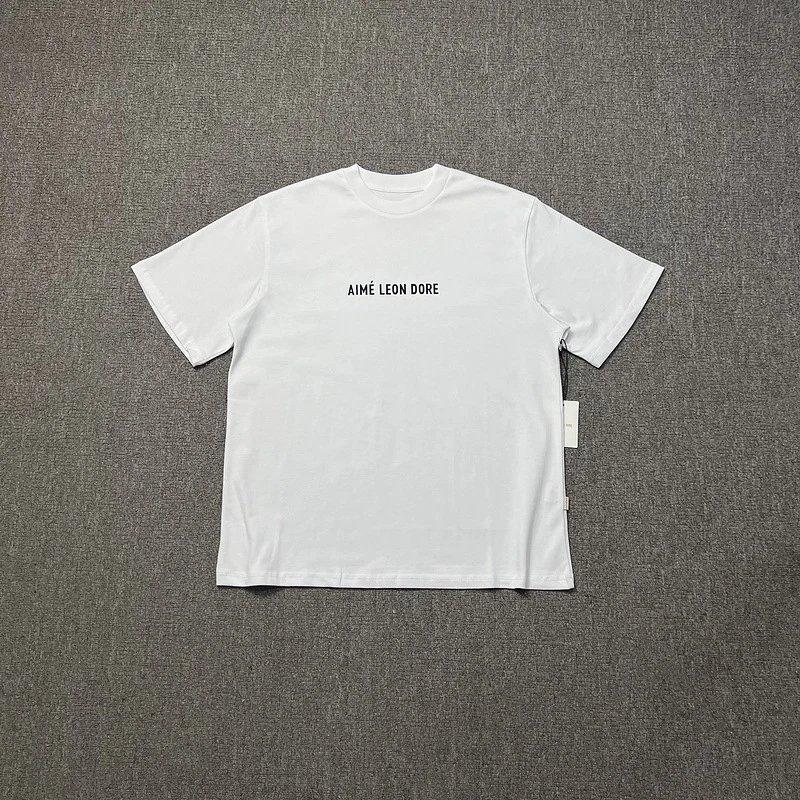Aimé Leon Dore Basketball Graphic T-Shirt Beige - 59