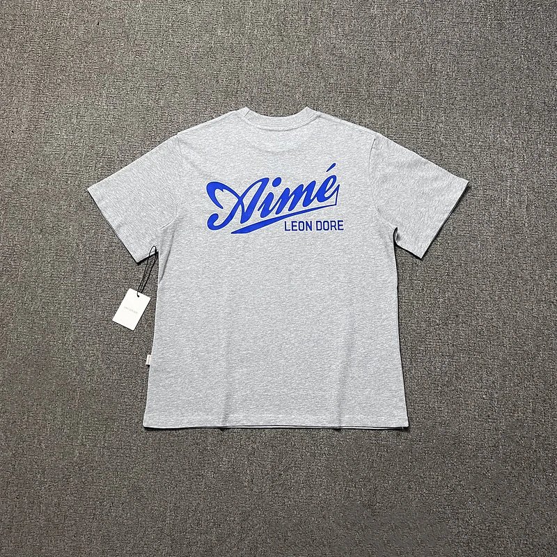 Aimé Leon Dore Basketball Graphic T-Shirt Beige - 83