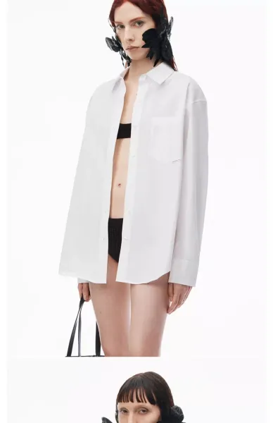 Maison Margiela Oversized Shirt Light Blue Shirt - 11