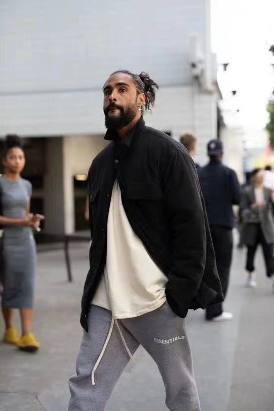 Fear of God Suede Shirt Jacket Black Outerwear - 21