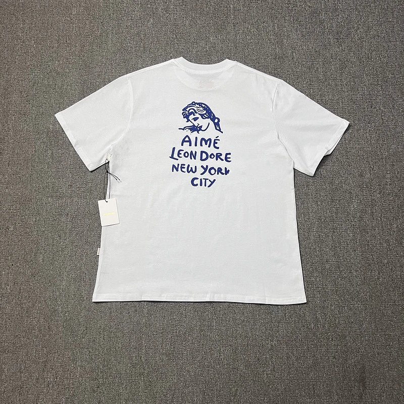 Aimé Leon Dore Basketball Graphic T-Shirt Beige - 52