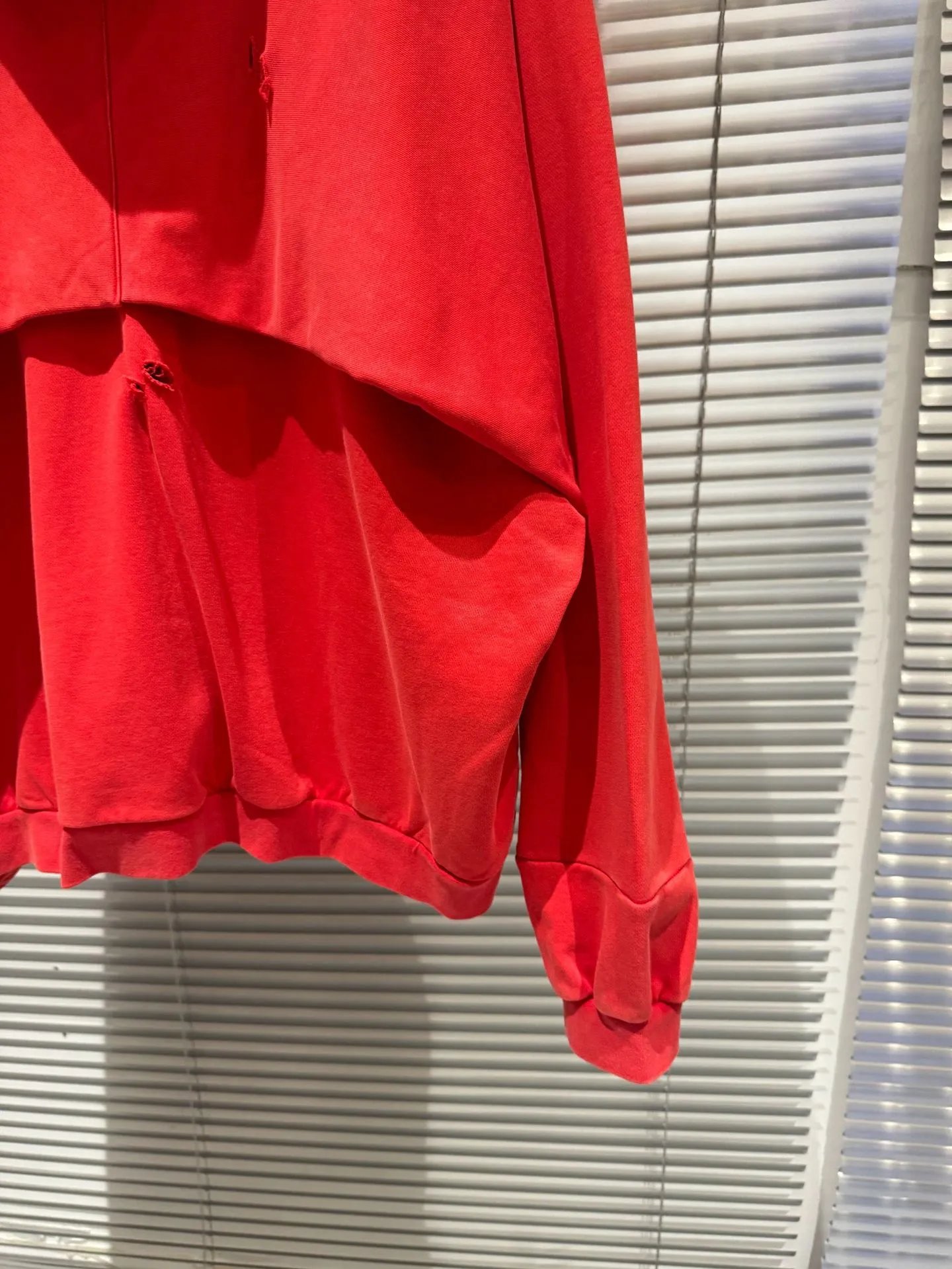 Design Marines x Unknown Brand Cropped Zip-Up Hoodie Red Hoodie - 34