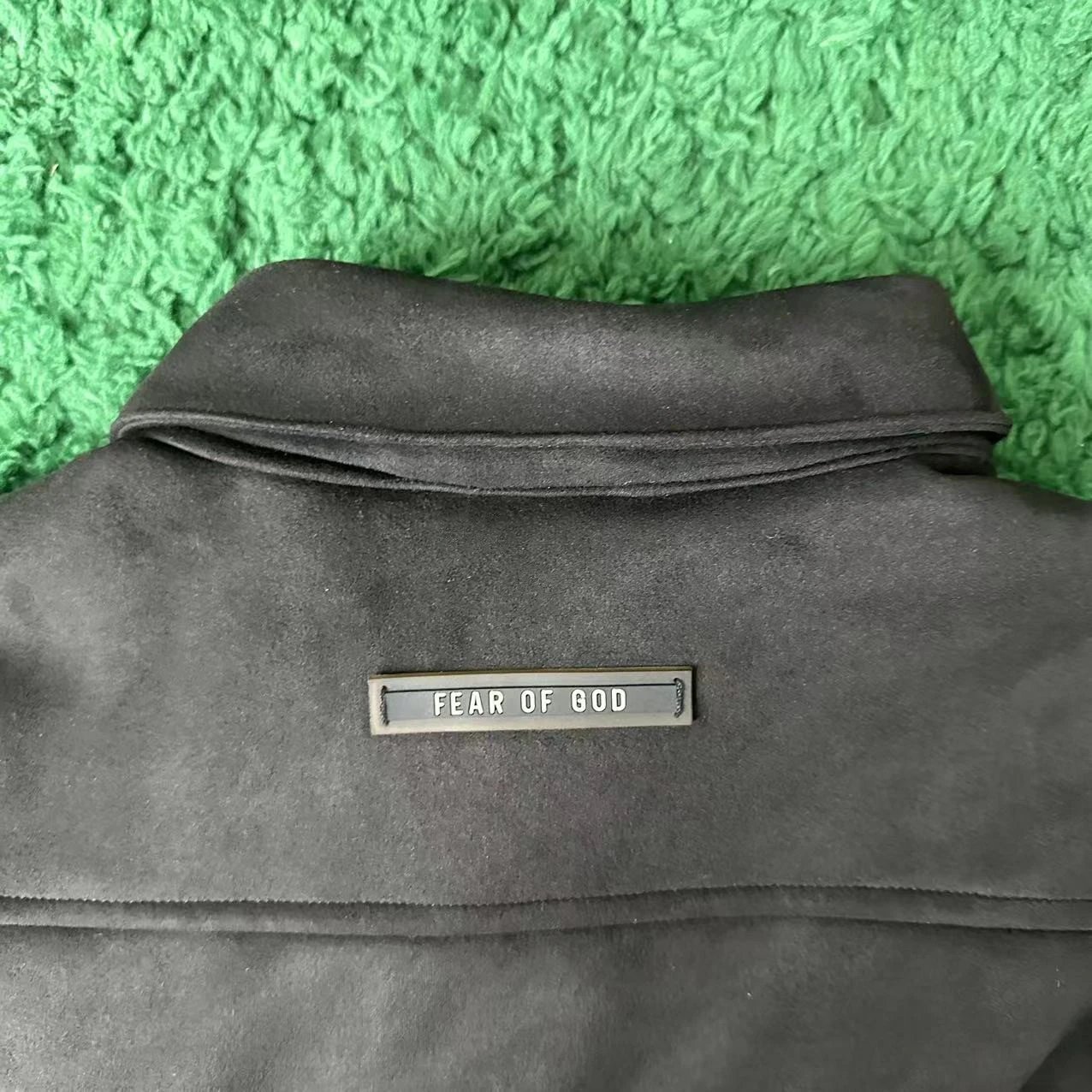 Fear of God Suede Shirt Jacket Black Outerwear - 7