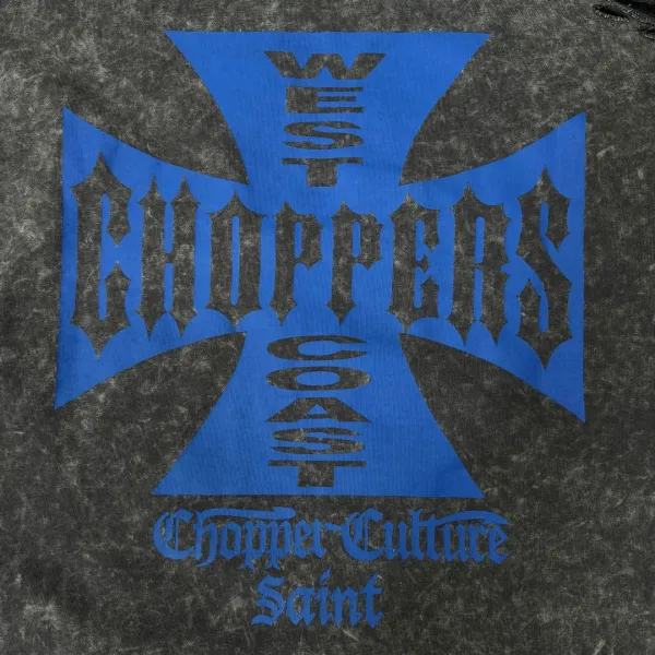 Design West Coast Choppers Acid Wash Distressed Crewneck Sweatshirt Sweater - 8