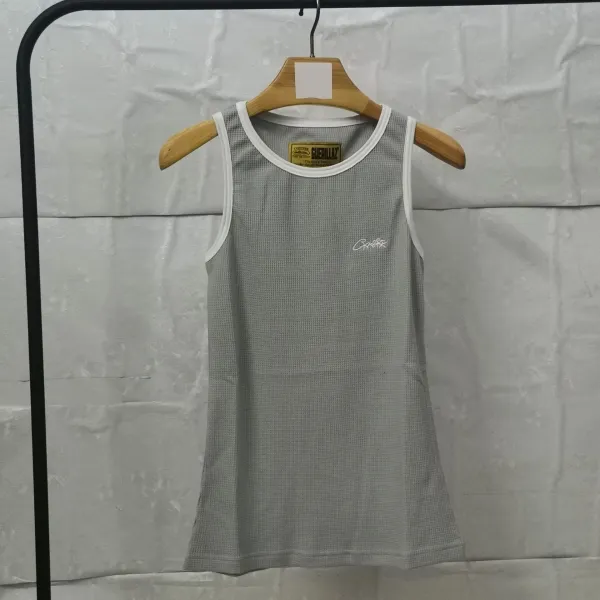 Design Mesh Vest Top Black - 8