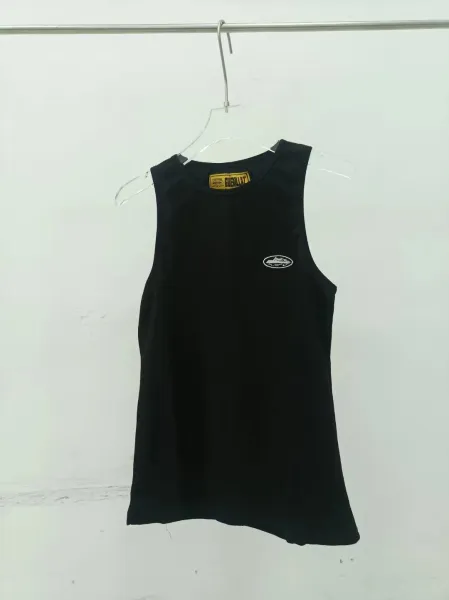 Design Mesh Vest Top Black - 5