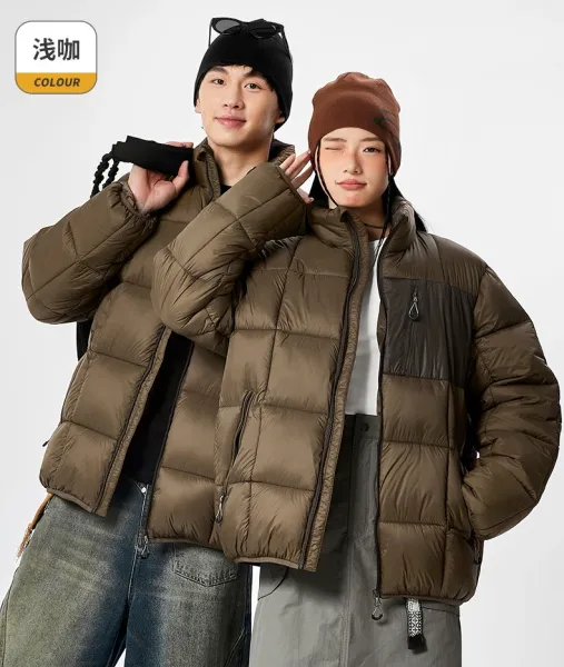 Design Puffer Jacket Olive Green Down Jacket Outerwear.down Jacket - 12