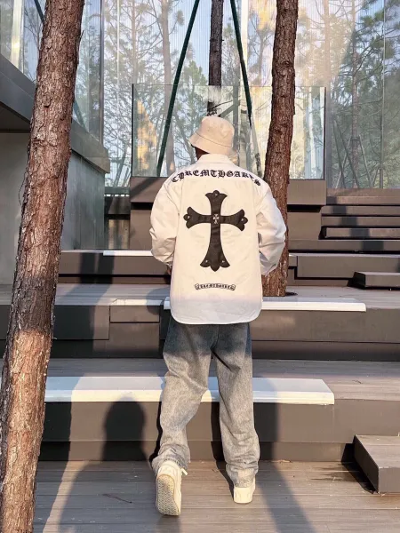 Chrome Hearts Cross Embroidered Shirt Black - 5