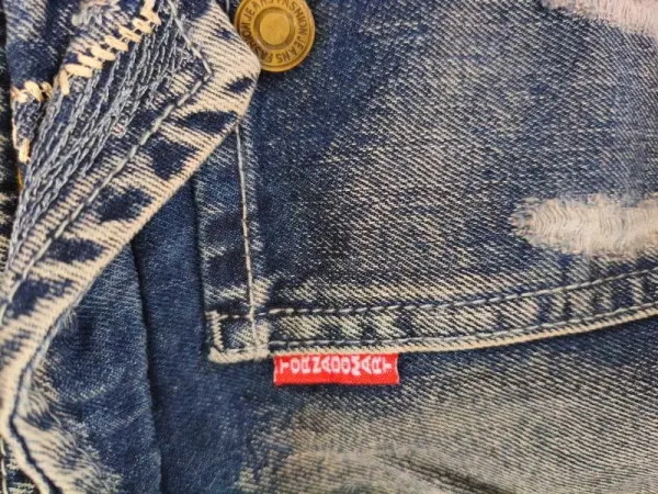 Design Flared Jeans with Embroidered Floral Motif and Chain Detail - 15