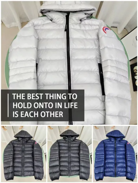 Canada Goose Langford Down Jacket Light Gray - 13
