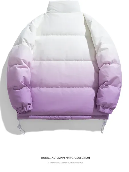 Design Cloud Dye Puffer Jacket Multicolor Down Jacket - 24