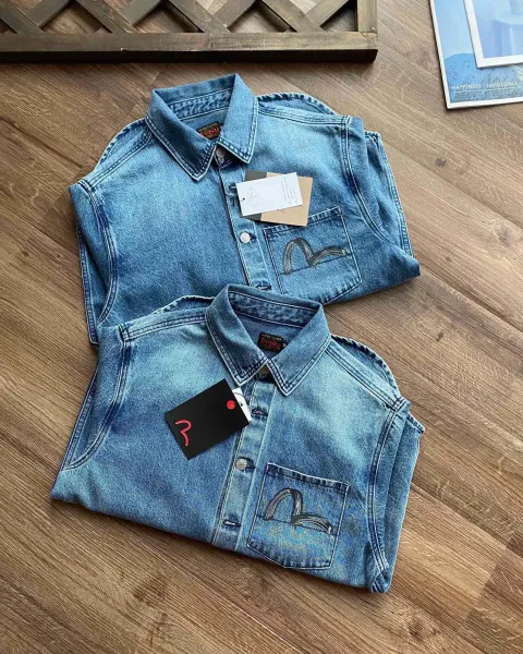 Denim Tears x McDonald's M Logo Denim Jacket Blue - 4