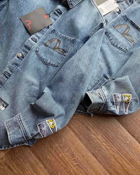 Denim Tears x McDonald's M Logo Denim Jacket Blue - 11