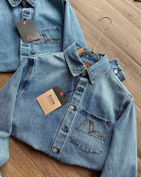 Denim Tears x McDonald's M Logo Denim Jacket Blue - 7