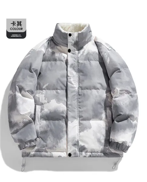 Design Cloud Dye Puffer Jacket Multicolor Down Jacket - 25