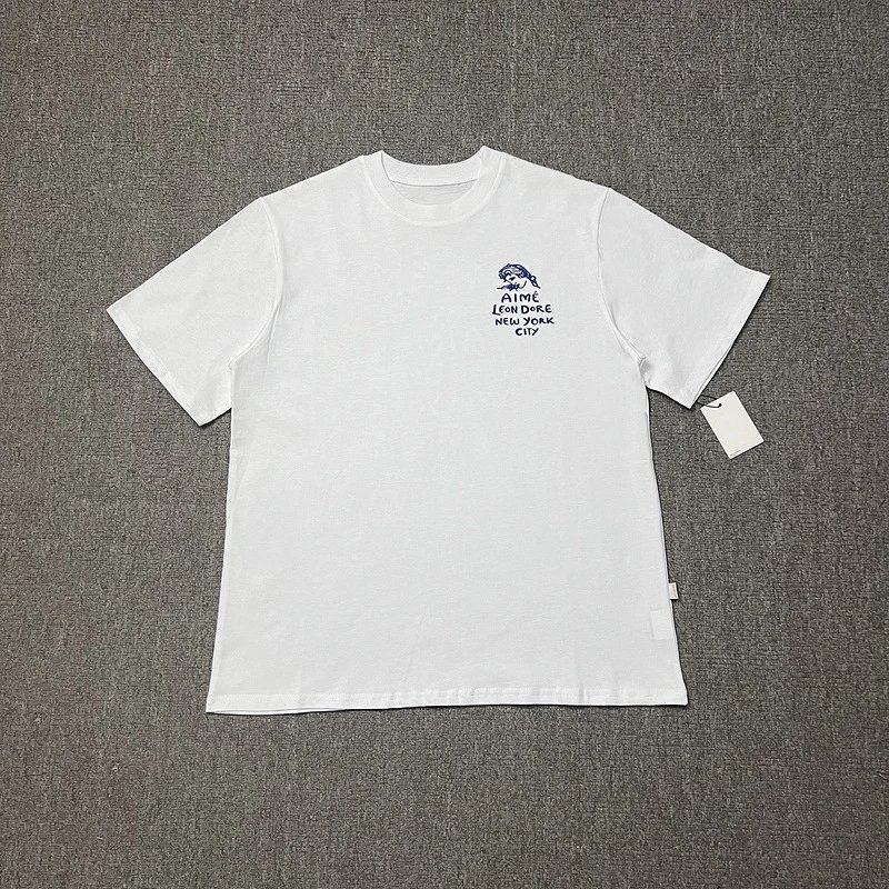 Aimé Leon Dore Basketball Graphic T-Shirt Beige - 51