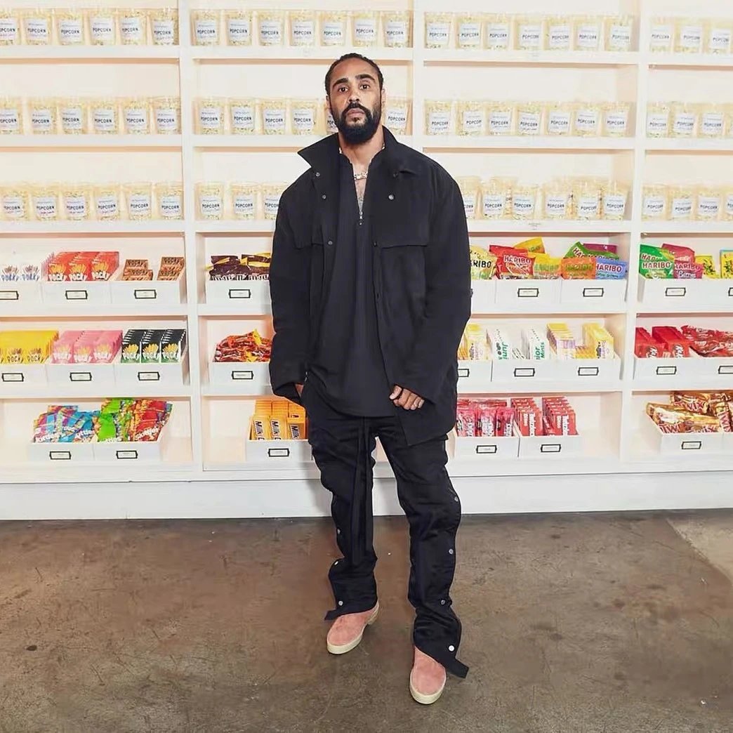 Fear of God Suede Shirt Jacket Black Outerwear - 13