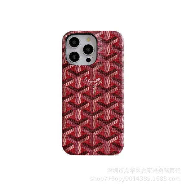 Goyard Monogram Denim Blue Phone Case - 22