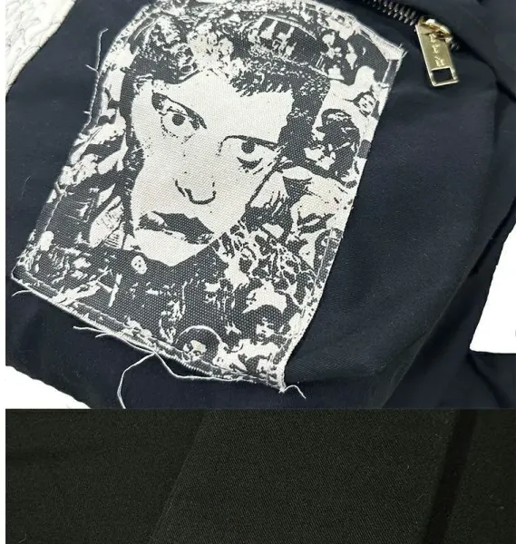 Comme des Garçons x Jean-Michel Basquiat Patchwork Backpack Black - 8