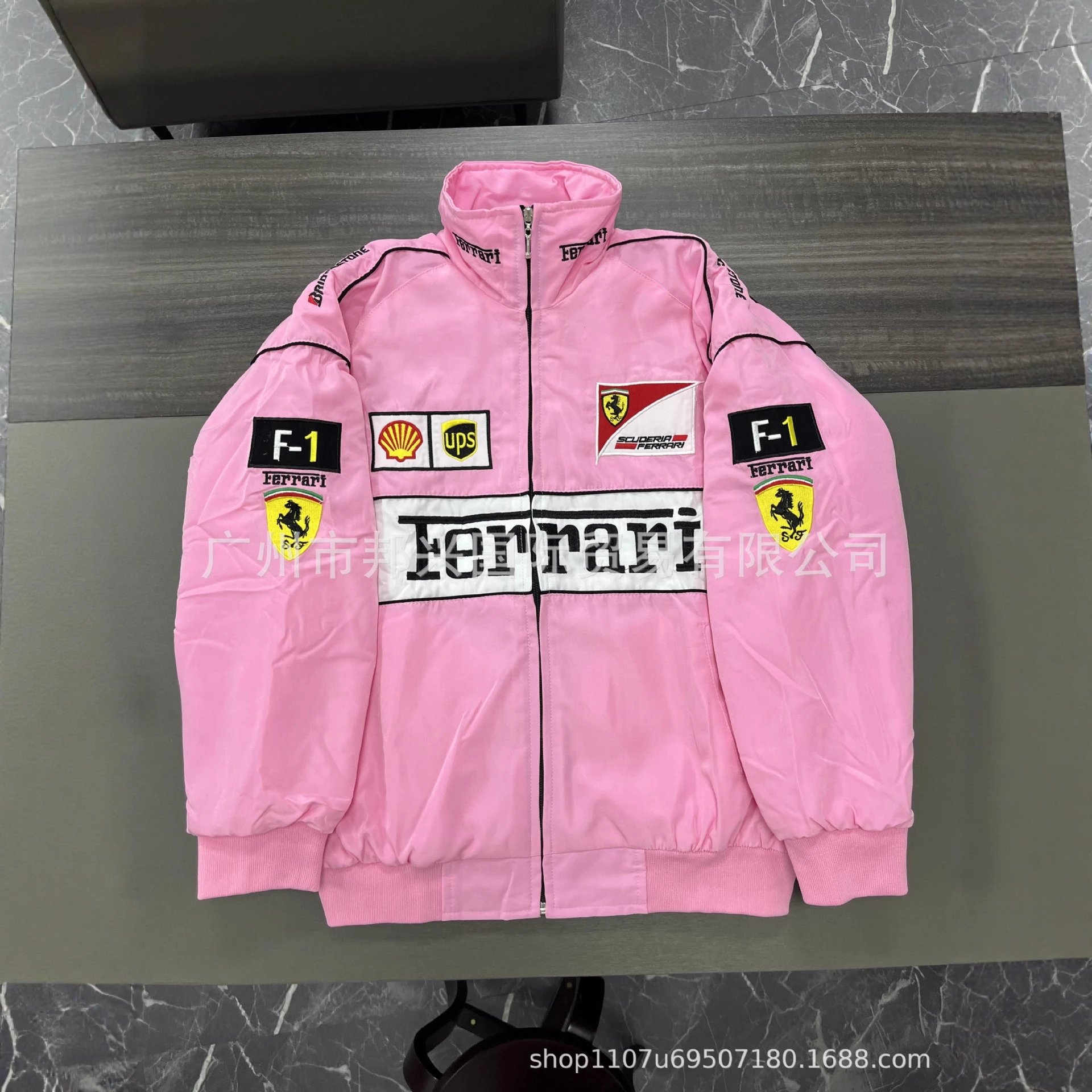 Scuderia Ferrari F1 Racing Jacket Pink Outerwear Jacket