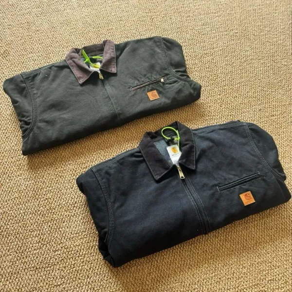 Carhartt Work In Progress Carhartt WIP Detroit Jacket Black Denim Jacket - 6
