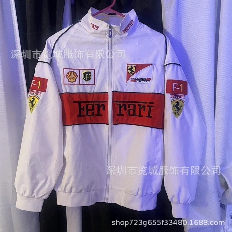 Scuderia Ferrari x Marlboro x Vodafone Racing Jacket Black Red - 7